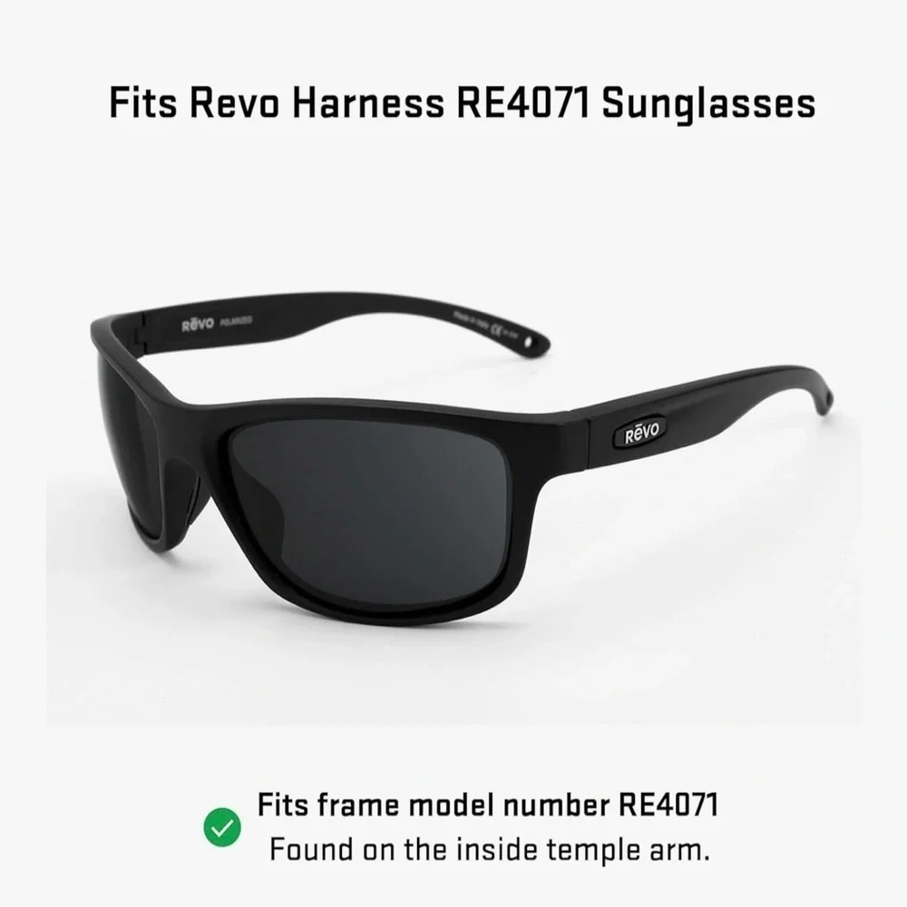 Revant Harness RL4071 Non-Polarized Black Chrome Lenses